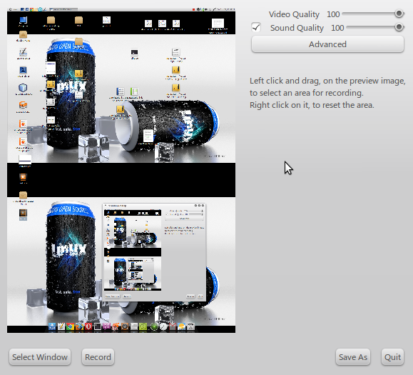 Cattura il tuo desktop con Linux